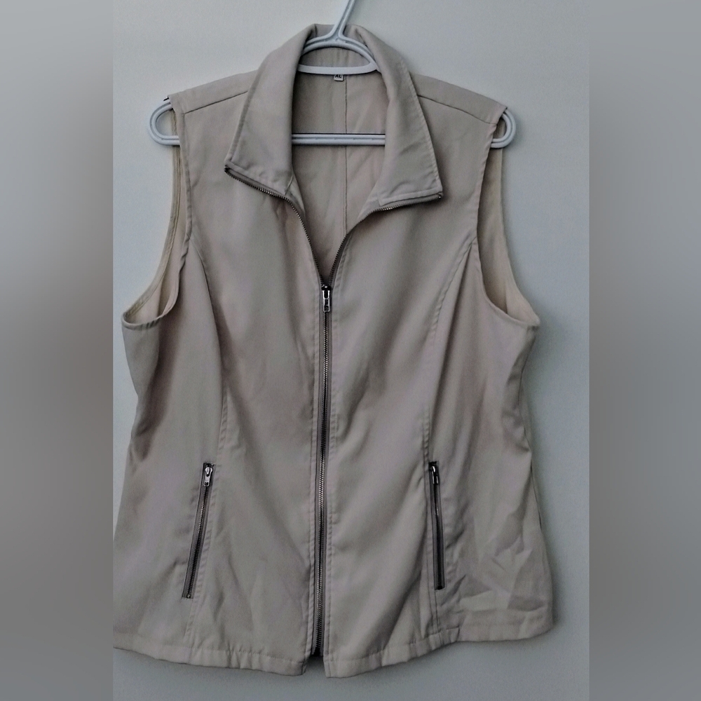 Classic Beige Women's Vest Top